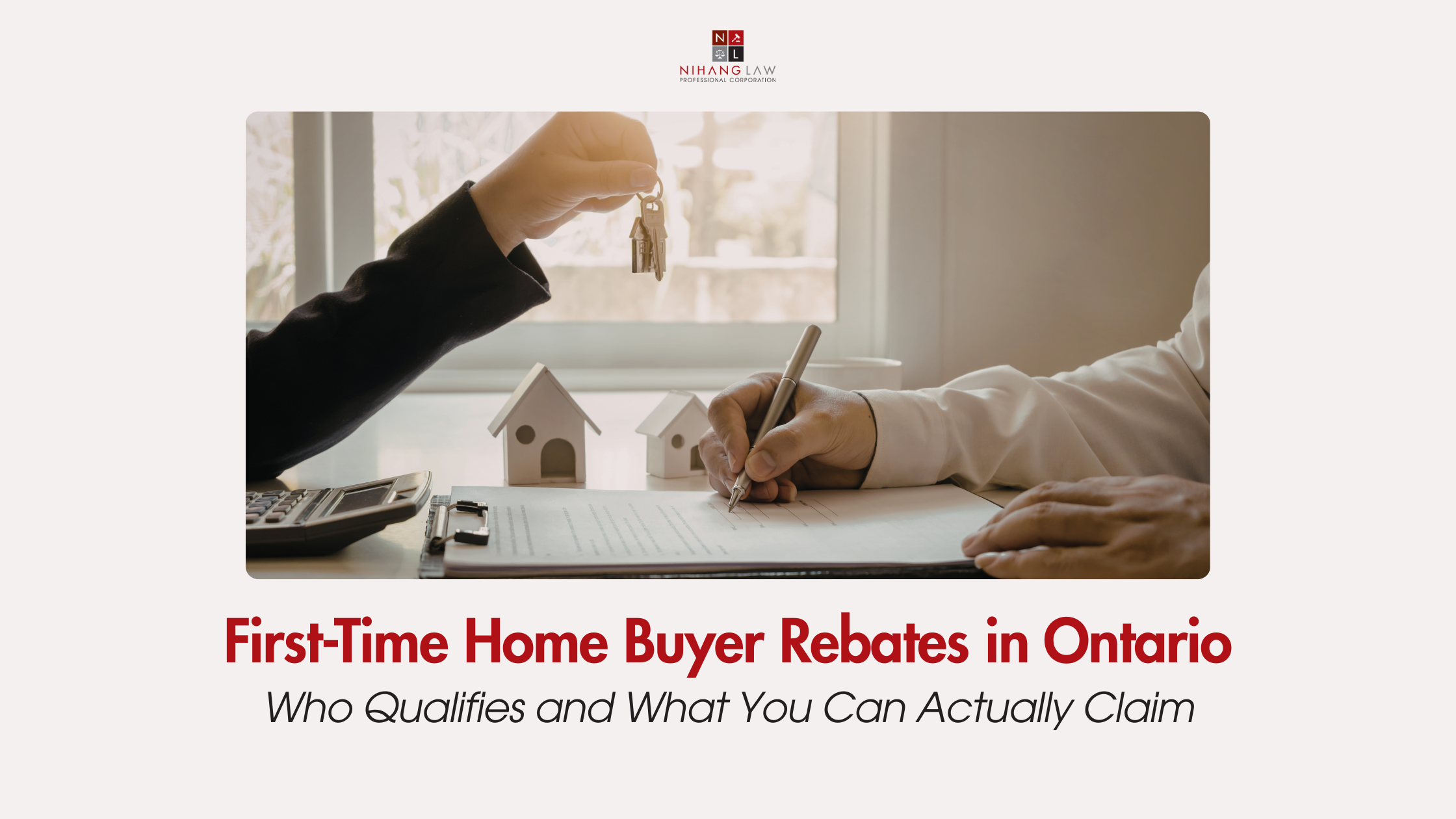 First-Time Home Buyer Rebates in Ontario