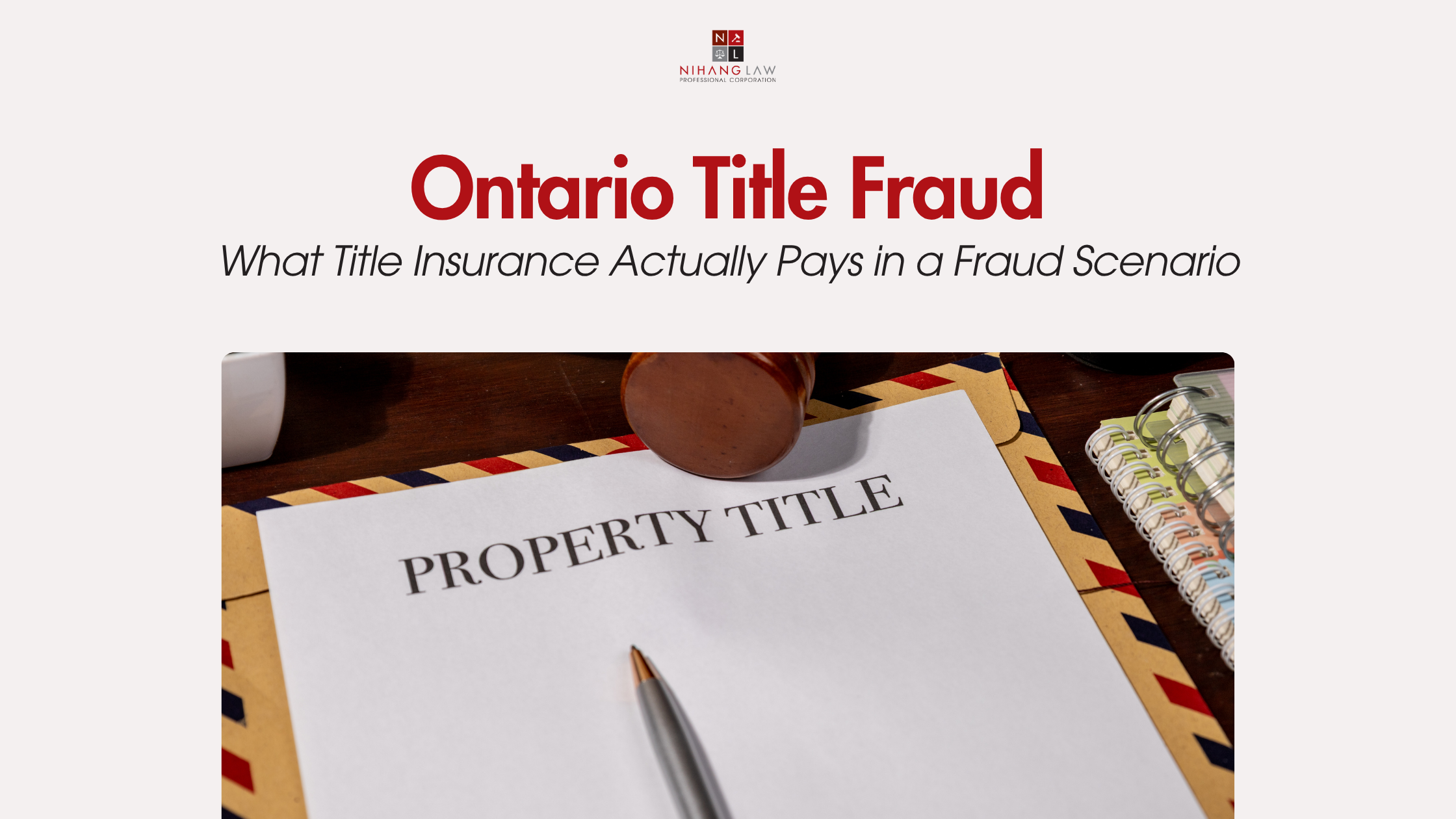 Ontario Title Fraud