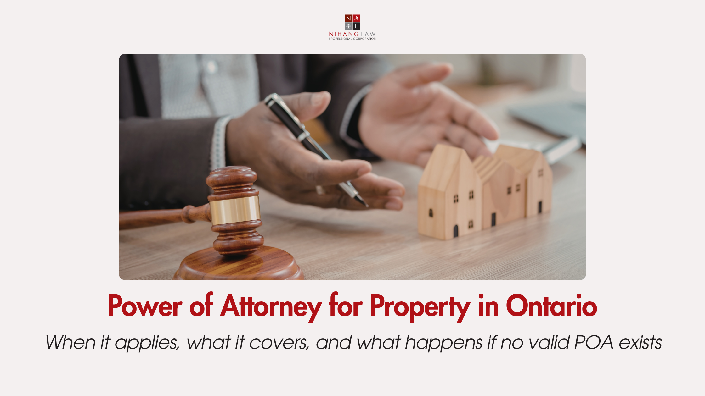 Power of Attorney for Property in Ontario