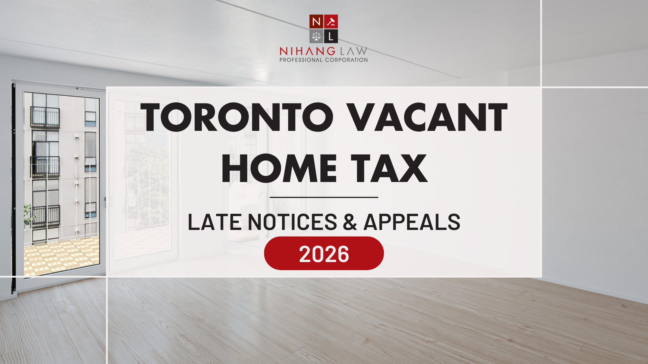 How to Appeal Toronto Vacant Home Tax Notice How to Appeal Toronto Vacant Home Tax Notice