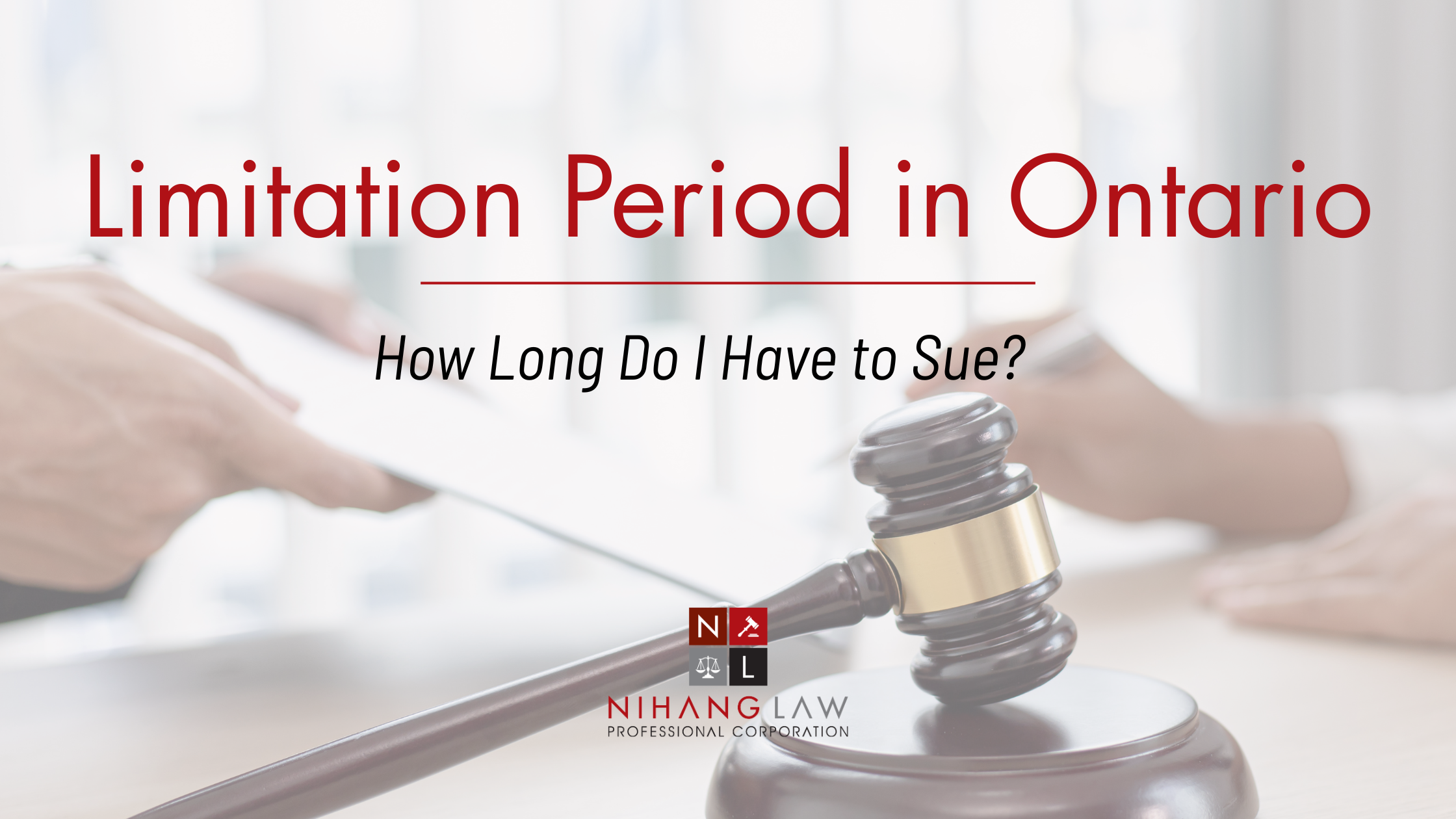Limitation Period in Ontario