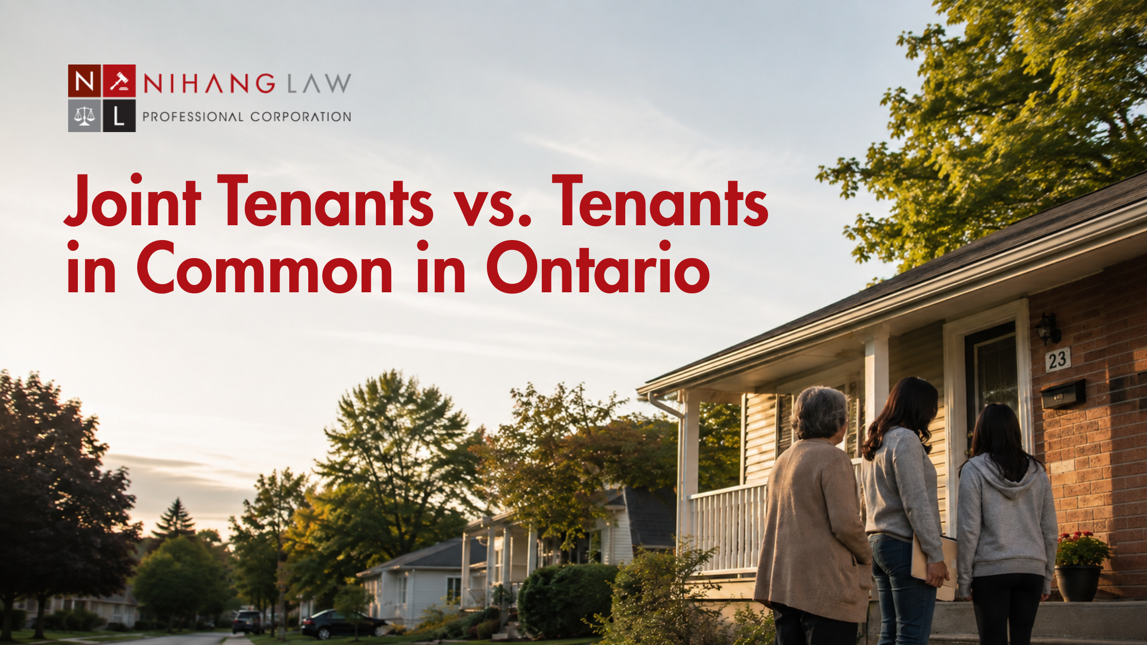 Joint Tenants vs. Tenants in Common in Ontario
