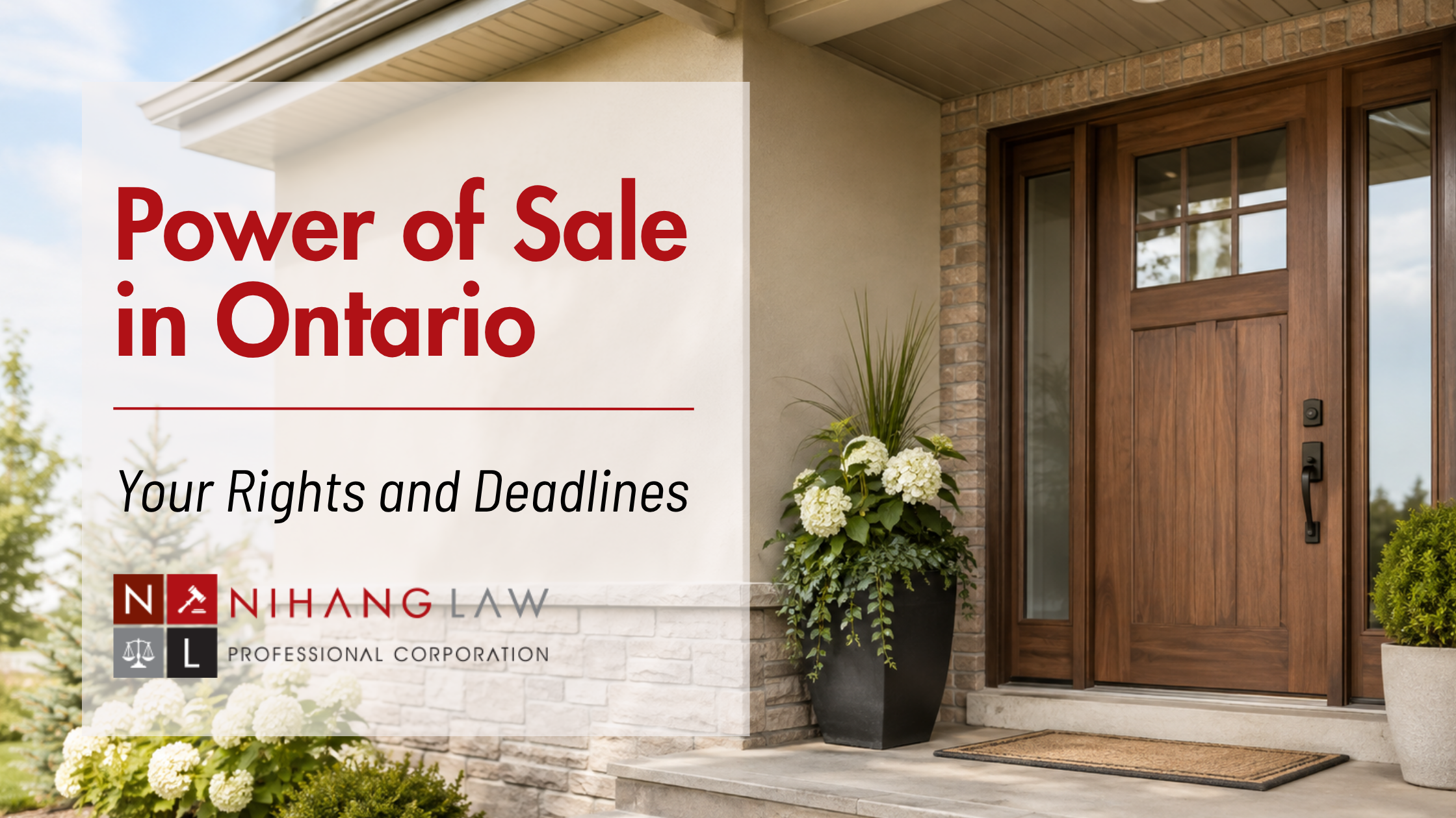 Power of Sale in Ontario